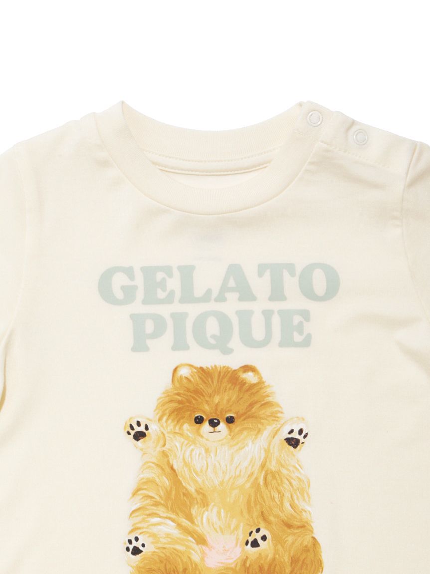 GELATO PIQUE KIDS & BABY「【BABY】ドッグワンポイントTシャツ」|その他ベビーウェア|