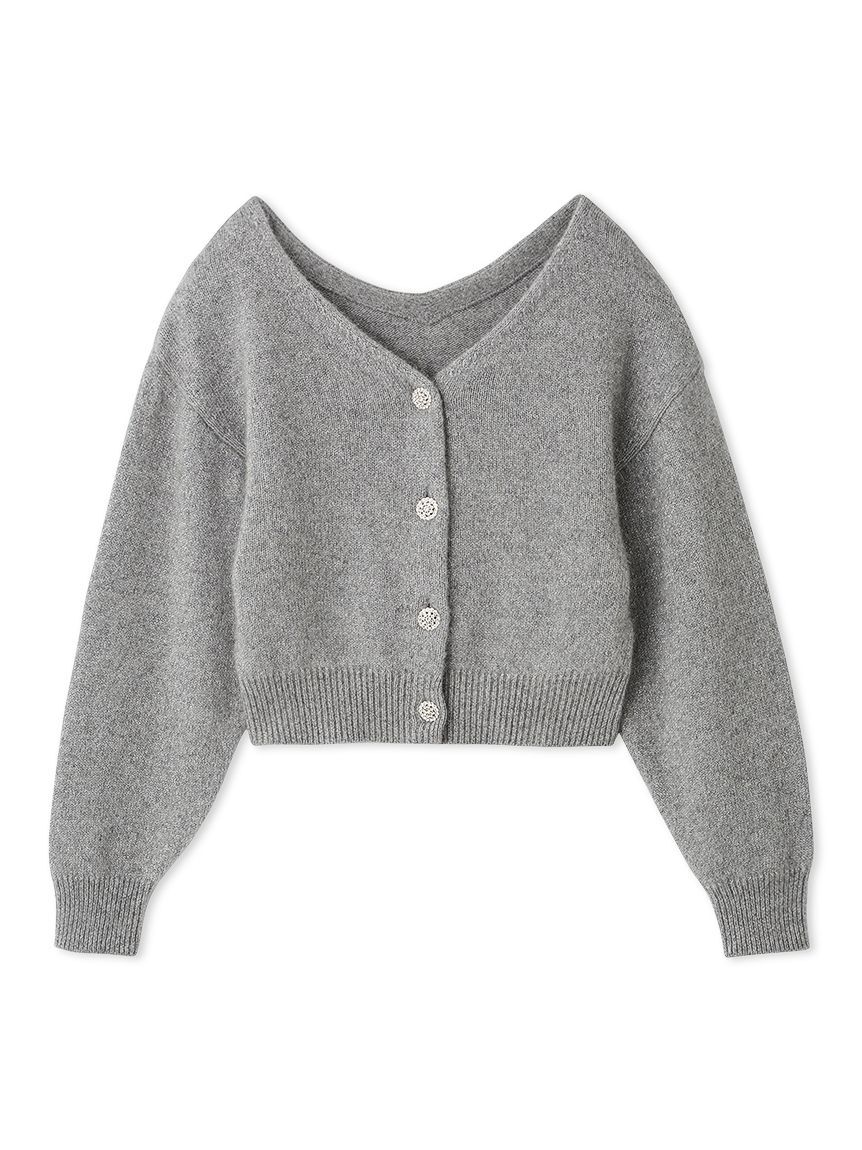 SNIDEL「フォックスビジューカーディガン」|カーディガン|