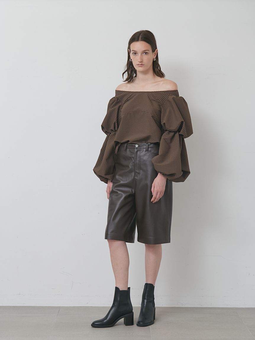 styling/「【セットアップ対応】ラムレザーハーフパンツ」|その他|