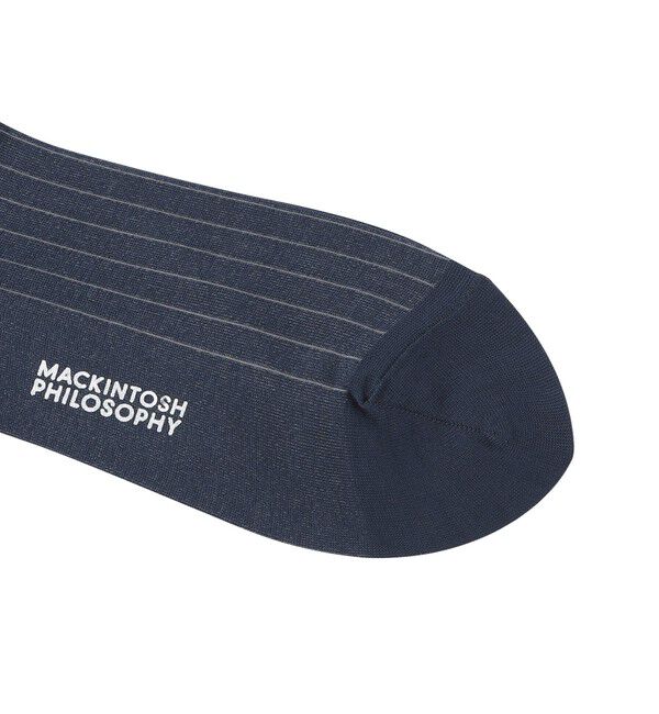 MACKINTOSH PHILOSOPHY「リブストライプ ビジネスソックス」|ソックス|