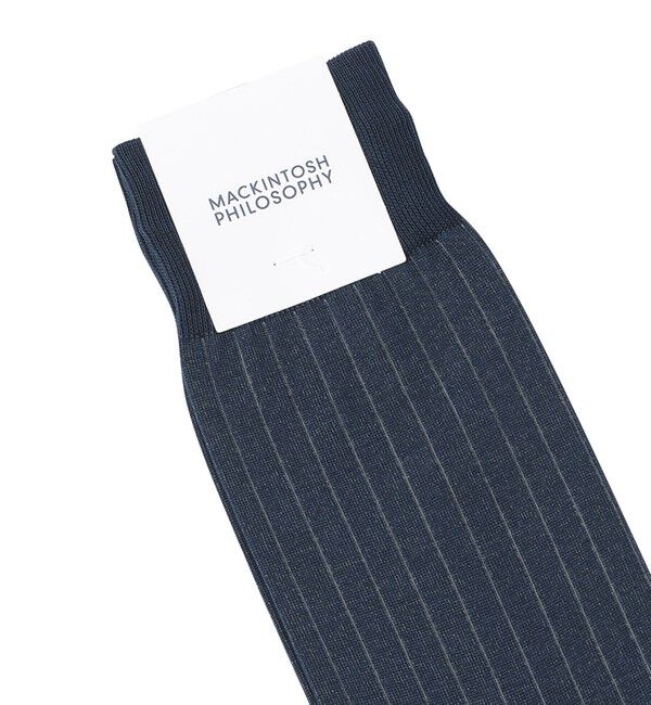 MACKINTOSH PHILOSOPHY「リブストライプ ビジネスソックス」|ソックス|