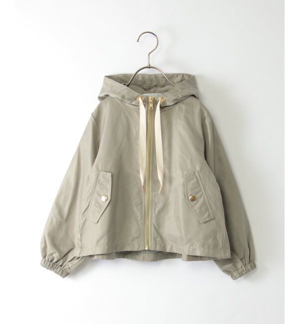 ikka kids「サテンフレアマウンテンパーカー（120~160cm）」|その他|