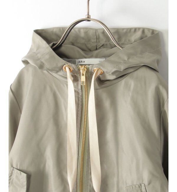 ikka kids「サテンフレアマウンテンパーカー（120~160cm）」|その他|