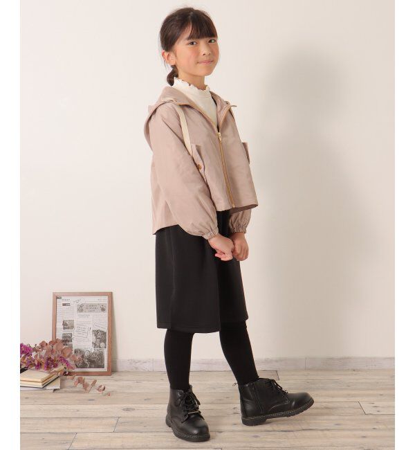 ikka kids「サテンフレアマウンテンパーカー（120~160cm）」|その他|