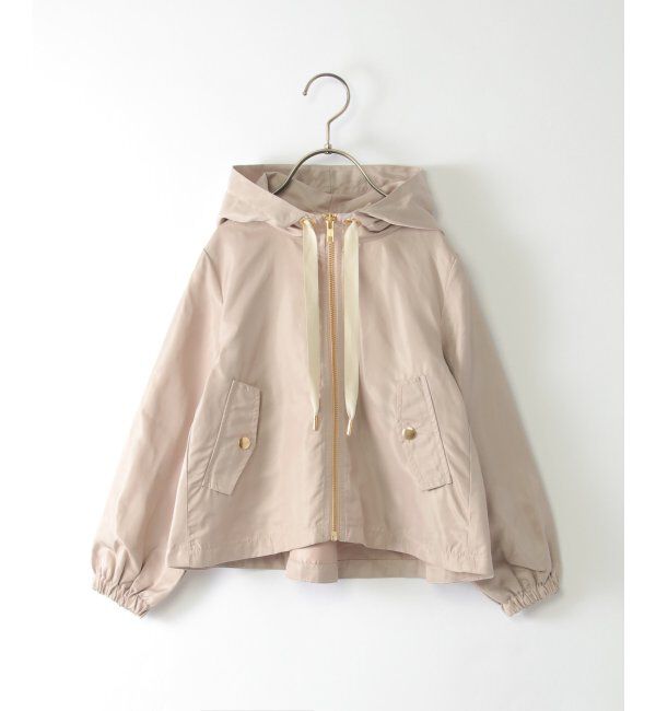 ikka kids「サテンフレアマウンテンパーカー（120~160cm）」|その他|