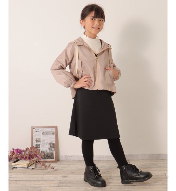 ikka kids「サテンフレアマウンテンパーカー（120~160cm）」|その他|