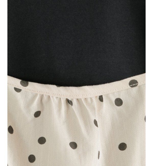 ikka kids「キャミ&times;ジャンパースカートドッキングワンピース（120~160cm）」|スカート|