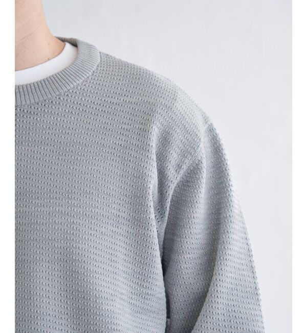 ikka「【洗濯機で洗える】GOKU楽ニットクルーインナーセット」|プルオーバー|