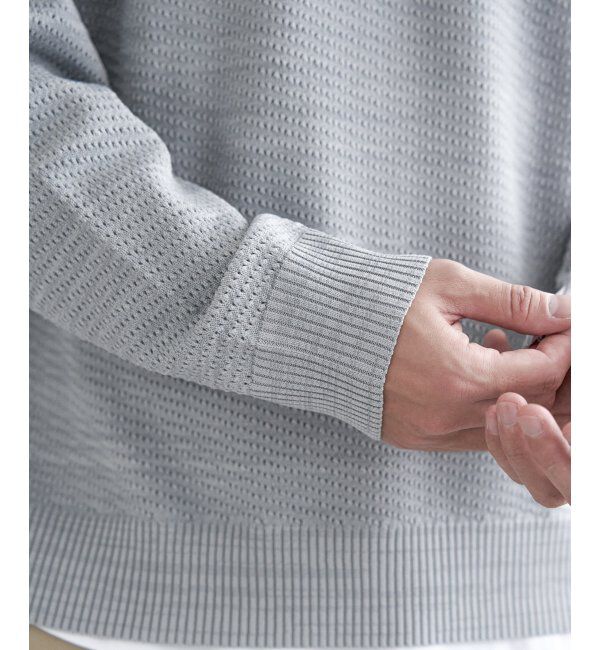 ikka「【洗濯機で洗える】GOKU楽ニットクルーインナーセット」|プルオーバー|