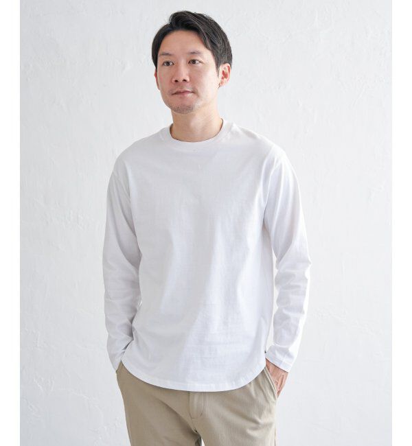 ikka「【洗濯機で洗える】GOKU楽ニットクルーインナーセット」|プルオーバー|