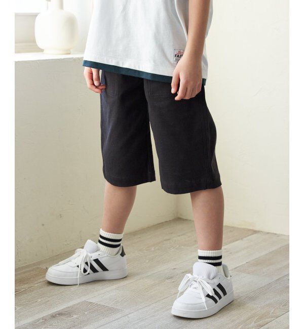 ikka kids「6.5分袖綿ストレッチイージーパンツ（120~160cm）」|その他|