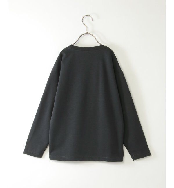 ikka kids「【親子おそろい】フェイクスエードブロックスロンT（120~160cm）」|Tシャツ・カットソー|