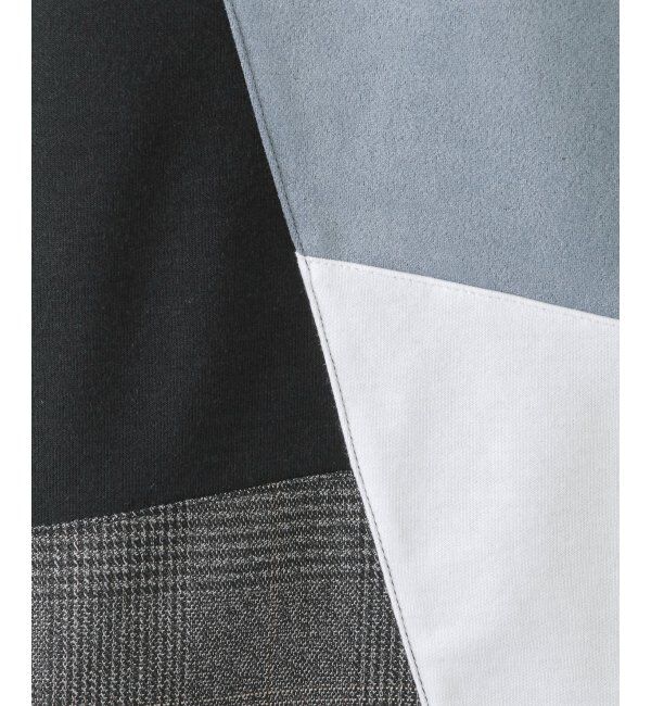 ikka kids「【親子おそろい】フェイクスエードブロックスロンT（120~160cm）」|Tシャツ・カットソー|