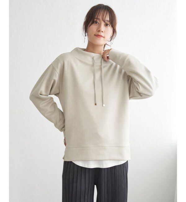 ikka「フェイクスエードスピンドルＰＯ」|パーカー|