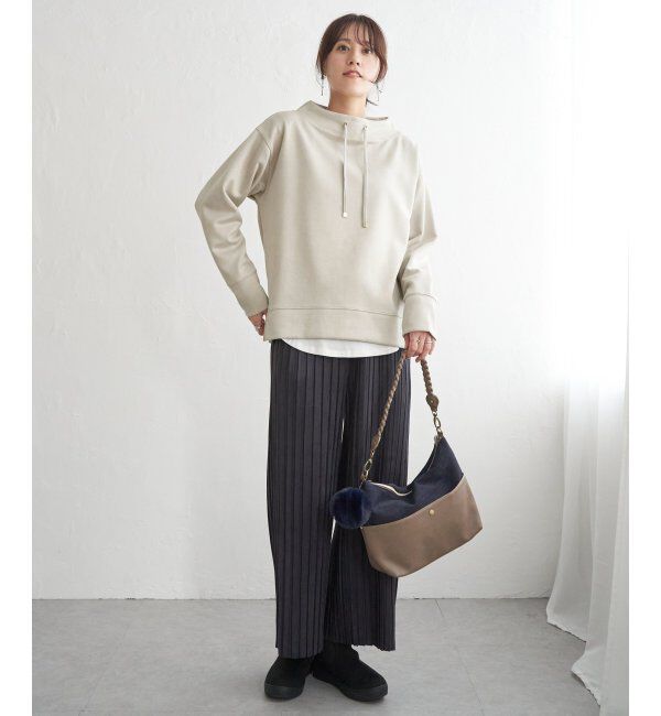 ikka「フェイクスエードスピンドルＰＯ」|パーカー|