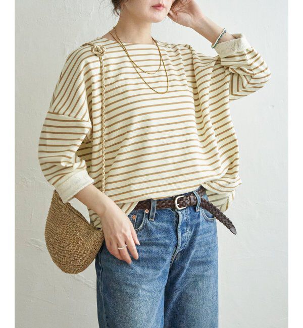 Lbc with Life「レース切り替えスリーブプルオーバー」|その他|