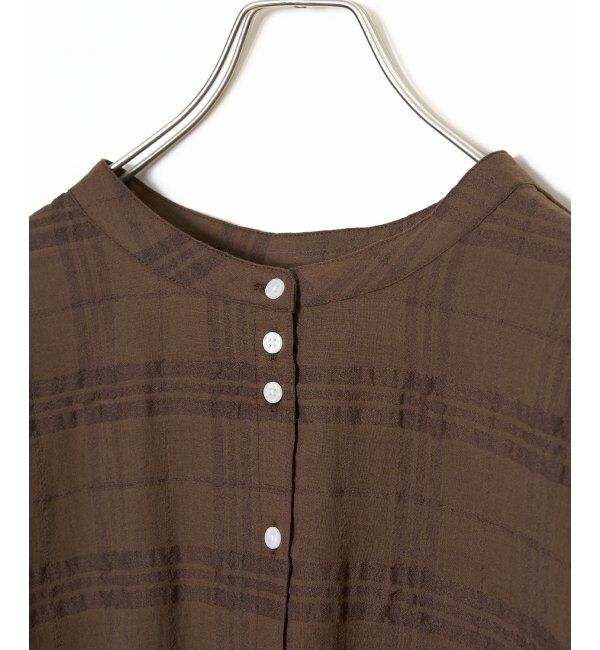 Lbc with Life「3WAYシャドーチェックブラウス」|シャツ・ブラウス|