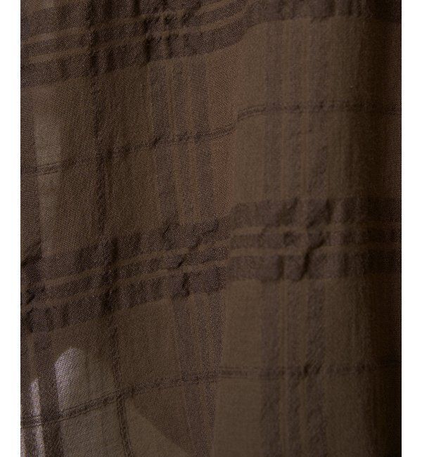 Lbc with Life「3WAYシャドーチェックブラウス」|シャツ・ブラウス|