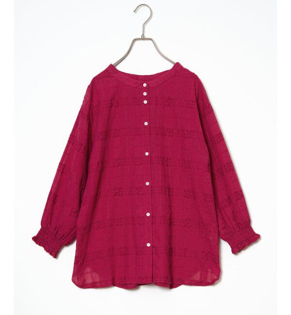 Lbc with Life「3WAYシャドーチェックブラウス」|シャツ・ブラウス|