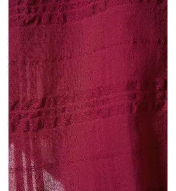 Lbc with Life「3WAYシャドーチェックブラウス」|シャツ・ブラウス|