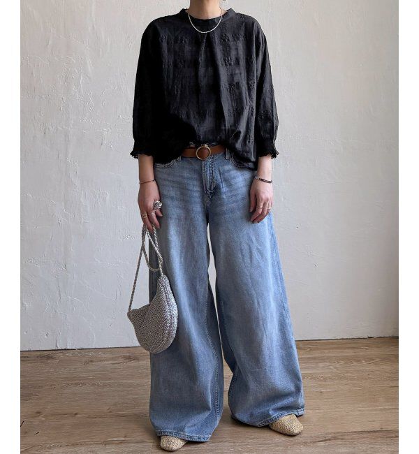 Lbc with Life「3WAYシャドーチェックブラウス」|シャツ・ブラウス|