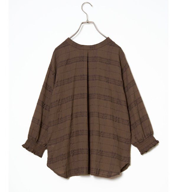 Lbc with Life「3WAYシャドーチェックブラウス」|シャツ・ブラウス|