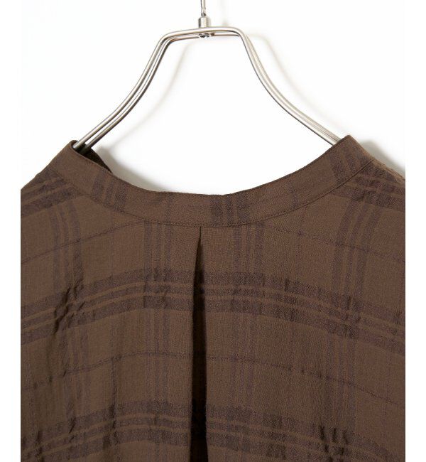 Lbc with Life「3WAYシャドーチェックブラウス」|シャツ・ブラウス|