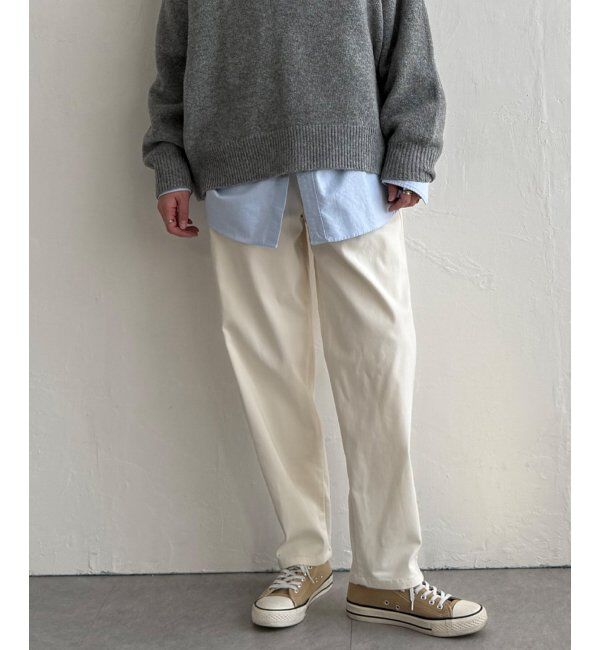 Lbc with Life「らくぬくシェフパンツ」|その他|オフホワイト