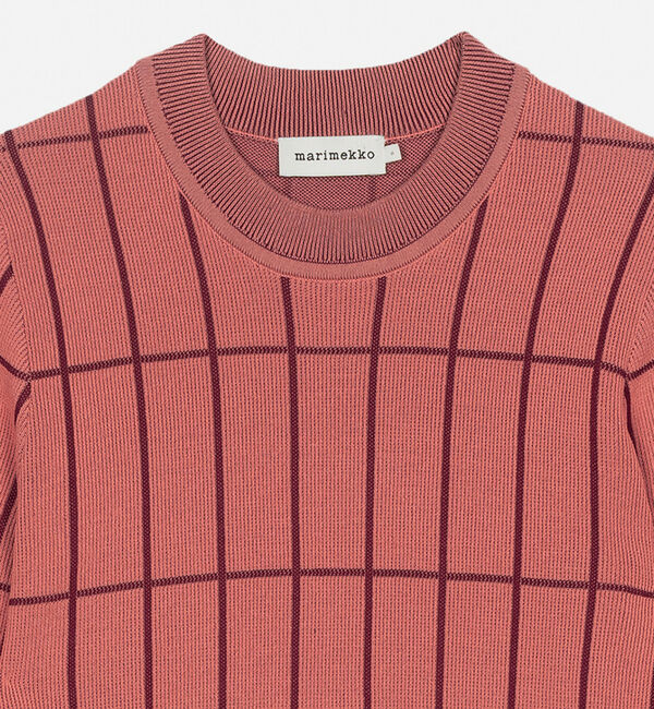 Marimekko「Konteksti Tiiliskivi ニットチュニック」|シャツ・ブラウス|