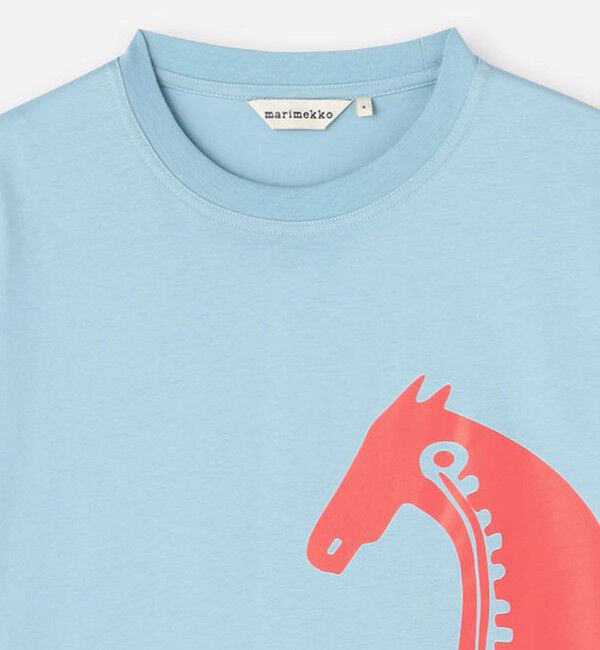 Marimekko「Else Musta Tamma Placement Tシャツ」|シャツ・ブラウス|