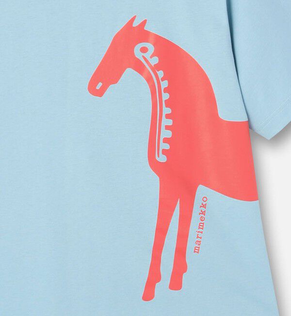 Marimekko「Else Musta Tamma Placement Tシャツ」|シャツ・ブラウス|