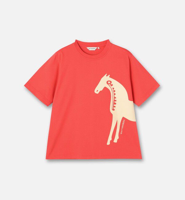 Marimekko「Else Musta Tamma Placement Tシャツ」|シャツ・ブラウス|