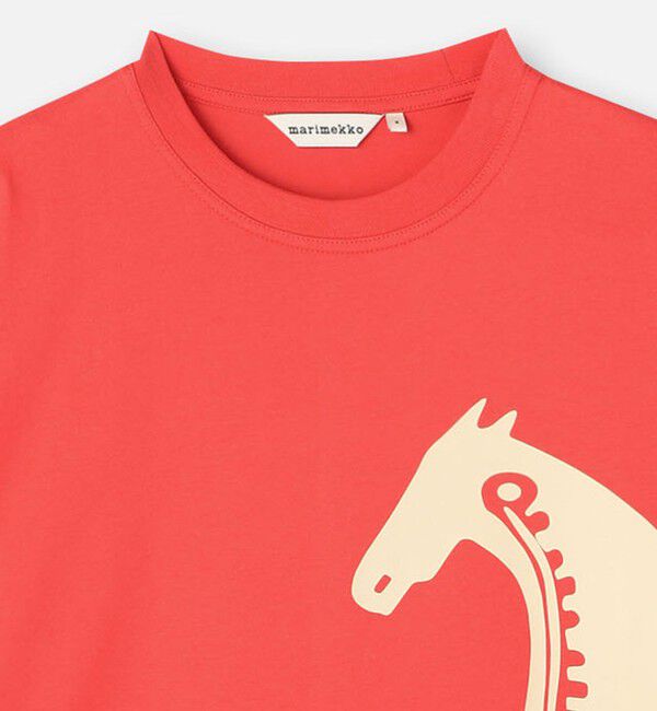 Marimekko「Else Musta Tamma Placement Tシャツ」|シャツ・ブラウス|