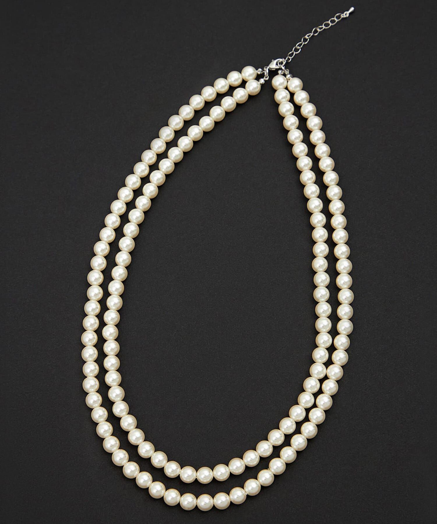 STYLE DELI「８mmパール58cm２連ネックレス」|ネックレス|