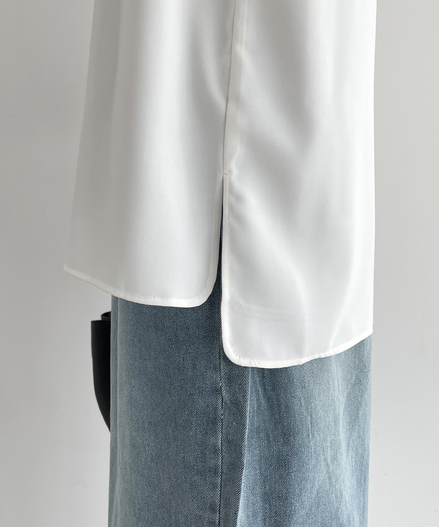 STYLE DELI「裾出しレイヤード用さらさらブラウス」|シャツ・ブラウス|