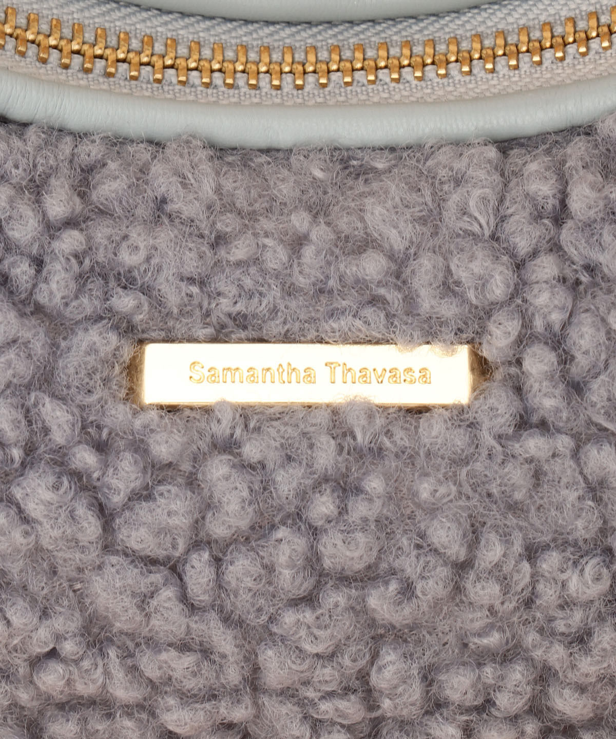 Samantha Thavasa「カールファー ハーフムーンバッグ」|ハンドバッグ|