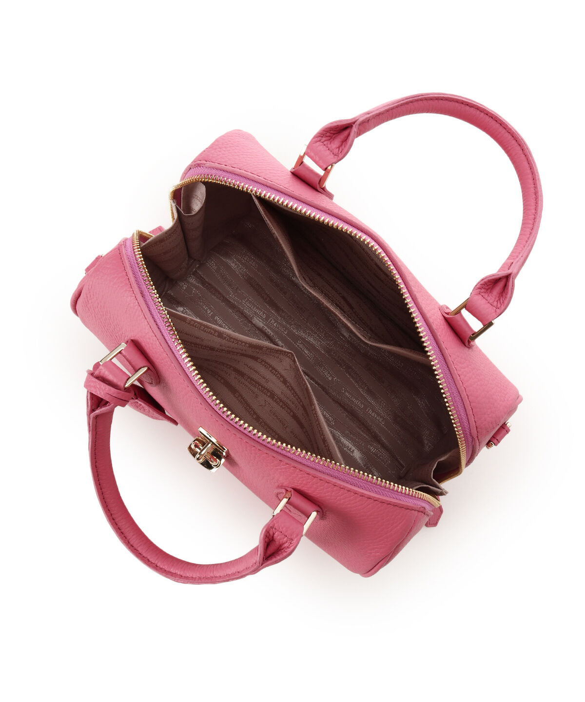 Samantha Thavasa「サマンサ レディ パドロック ボストンバッグ」|ハンドバッグ|