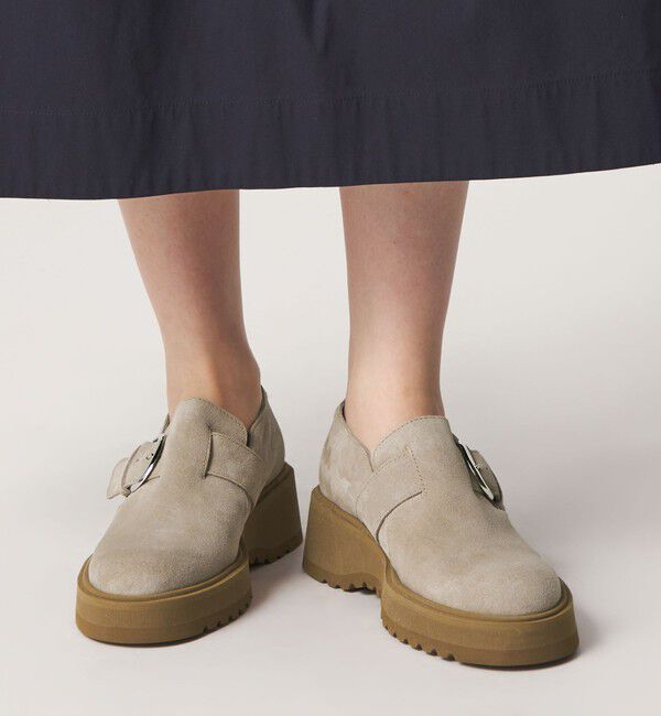 ODETTE E ODILE「ボリュームソールベルト フラット50&uarr;」|スリッポン|