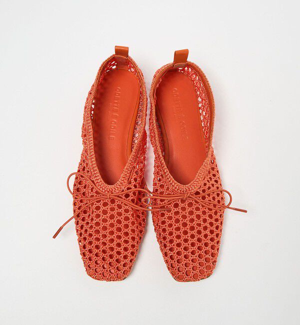 ODETTE E ODILE「ニットバレエ フラット10&uarr;」|バレエシューズ|ORANGE
