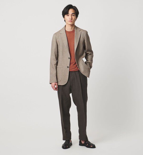 UNITED ARROWS「ストライプ 2ボタン テーラードジャケット T-MODEL」|テーラードジャケット|