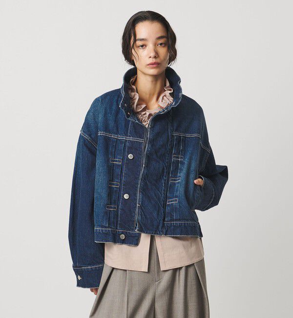 AEWEN MATOPH「＜AEWEN MATOPH＞スタンドカラーデニムブルゾン」|デニムジャケット|