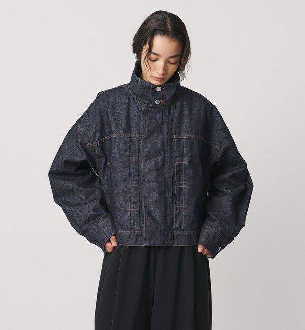 AEWEN MATOPH「＜AEWEN MATOPH＞スタンドカラーデニムブルゾン」|デニムジャケット|