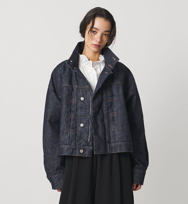 AEWEN MATOPH「＜AEWEN MATOPH＞スタンドカラーデニムブルゾン」|デニムジャケット|