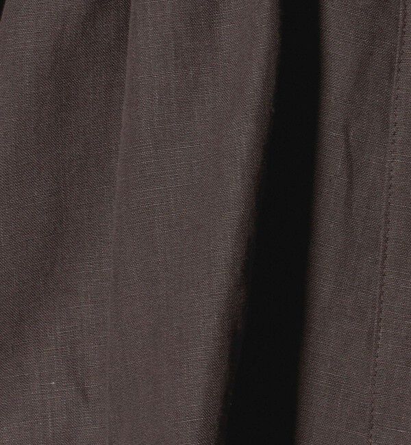 UNITED ARROWS「リネン スキッパー ペプラム ブラウス ‐ウォッシャブル‐」|シャツ・ブラウス|