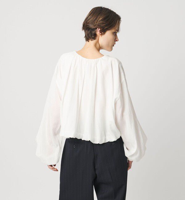 AEWEN MATOPH「＜AEWEN MATOPH＞バルーン2WAYブラウス ‐ ウォッシャブル ‐」|シャツ・ブラウス|