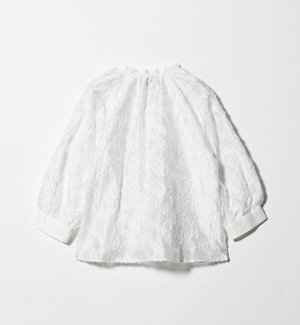 UNITED ARROWS「ラメ カット ジャガード ブラウス ‐ウォッシャブル‐」|シャツ・ブラウス|