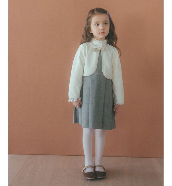 UNITED ARROWS green label relaxing「グレンチェック ジャンスカ / キッズ 110cm-130cm」|ワンピース|