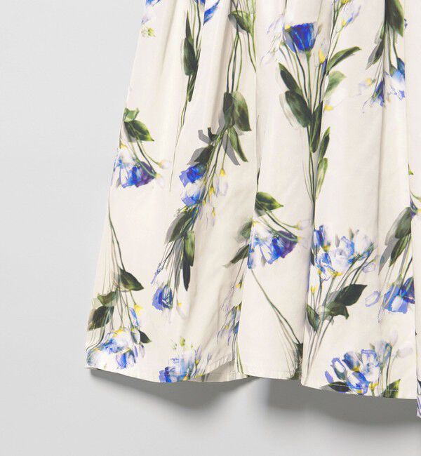 EMMEL REFINES「＜EMMEL REFINES＞EM フラワープリント シャーリング スカート」|スカート|