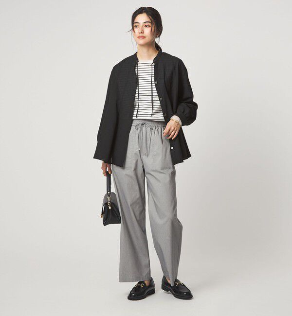 UNITED ARROWS green label relaxing「［size SHORTあり］ミルフィーユ フレア ブラウス」|シャツ・ブラウス|