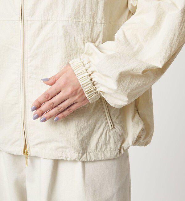 UNITED ARROWS green label relaxing「【WEB限定】＜at ease＞フード ブルゾン マシンウォッシャブル 撥水 UVカット」|ブルゾン・スタジャン|